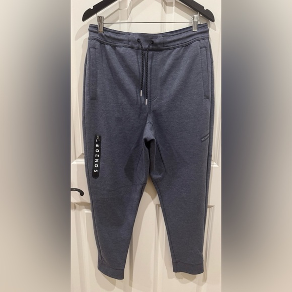 Legends Hawthorne Tech Joggers Heathered Blue Mens large EUC $110 - Picture 6 of 11